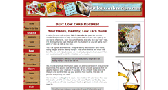 Desktop Screenshot of best-low-carb-recipes.com